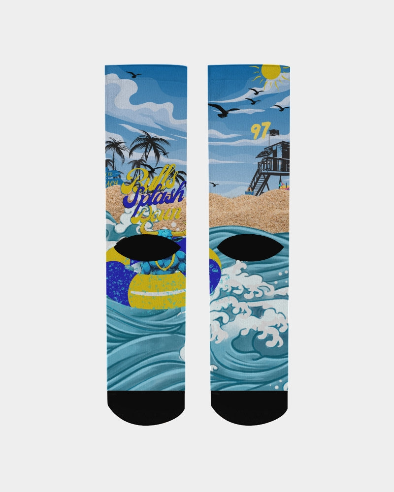 West Fest Bulls Splash Down Men's Socks