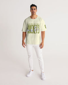 CENTRAL MOVEMENT ROCKETS Men's All-Over Print Premium Heavyweight Tee