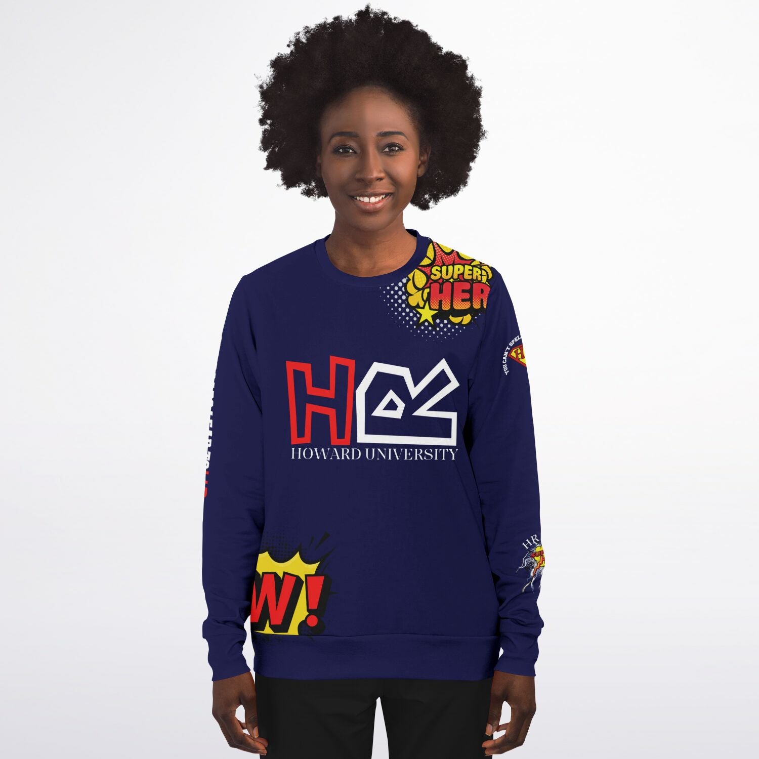 HOWARD HR SUPERHERO Sweatshirt - AOP