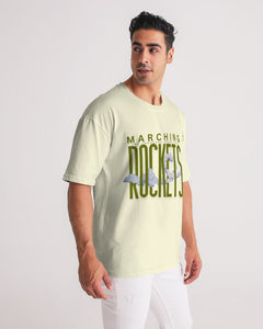 CENTRAL MOVEMENT ROCKETS Men's All-Over Print Premium Heavyweight Tee