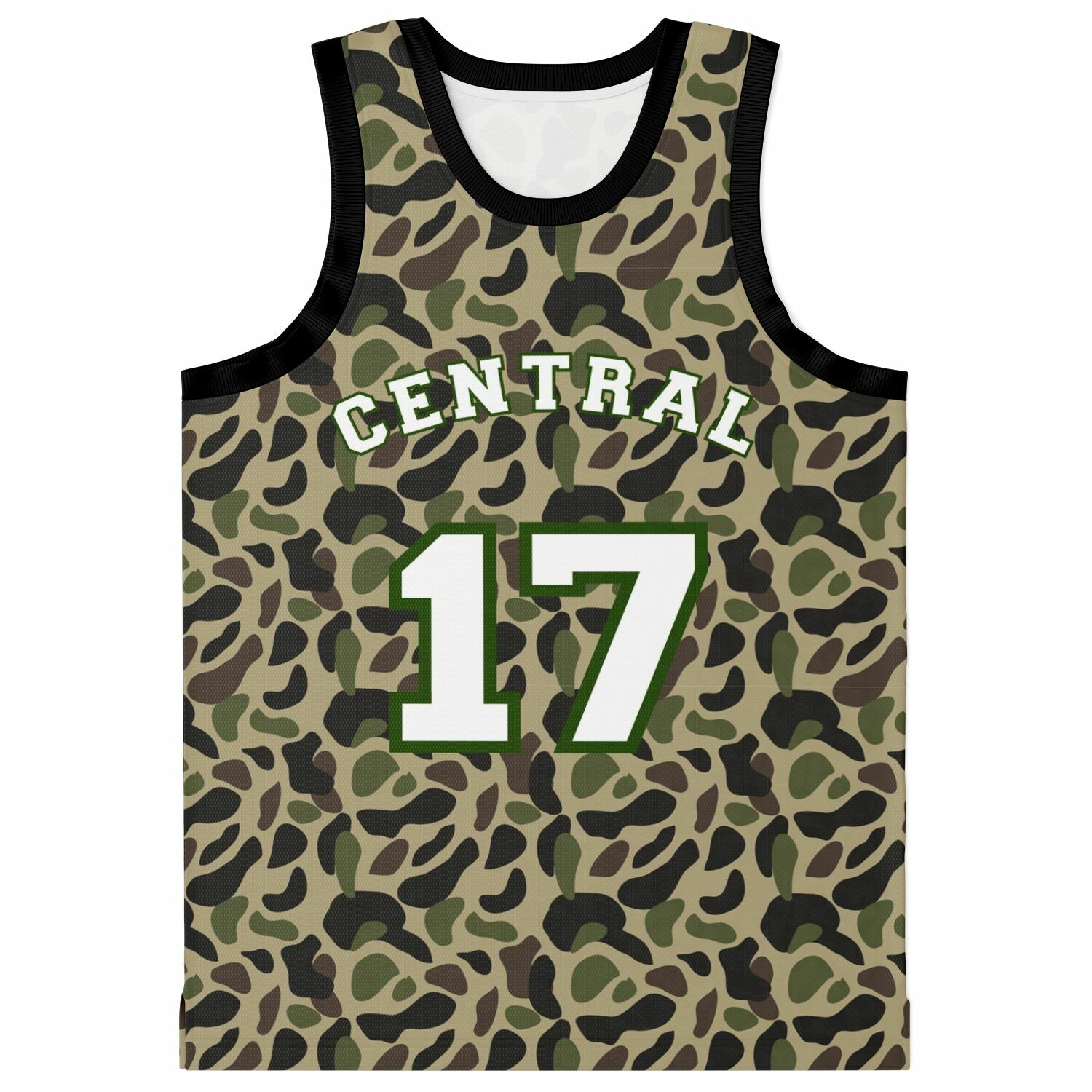 MCSHS Rockets Camo Basketball Jersey Rib