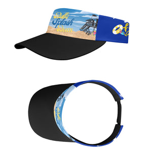 WEST FEST  Black Brim Sports Visor