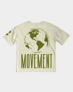 CENTRAL MOVEMENT ROCKETS Men's All-Over Print Premium Heavyweight Tee