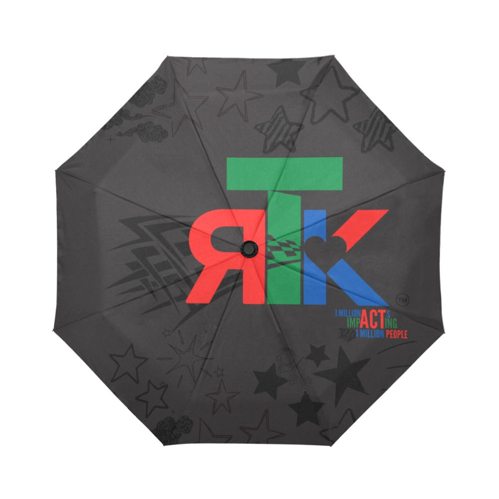 RTK Auto-Foldable Umbrella - Black