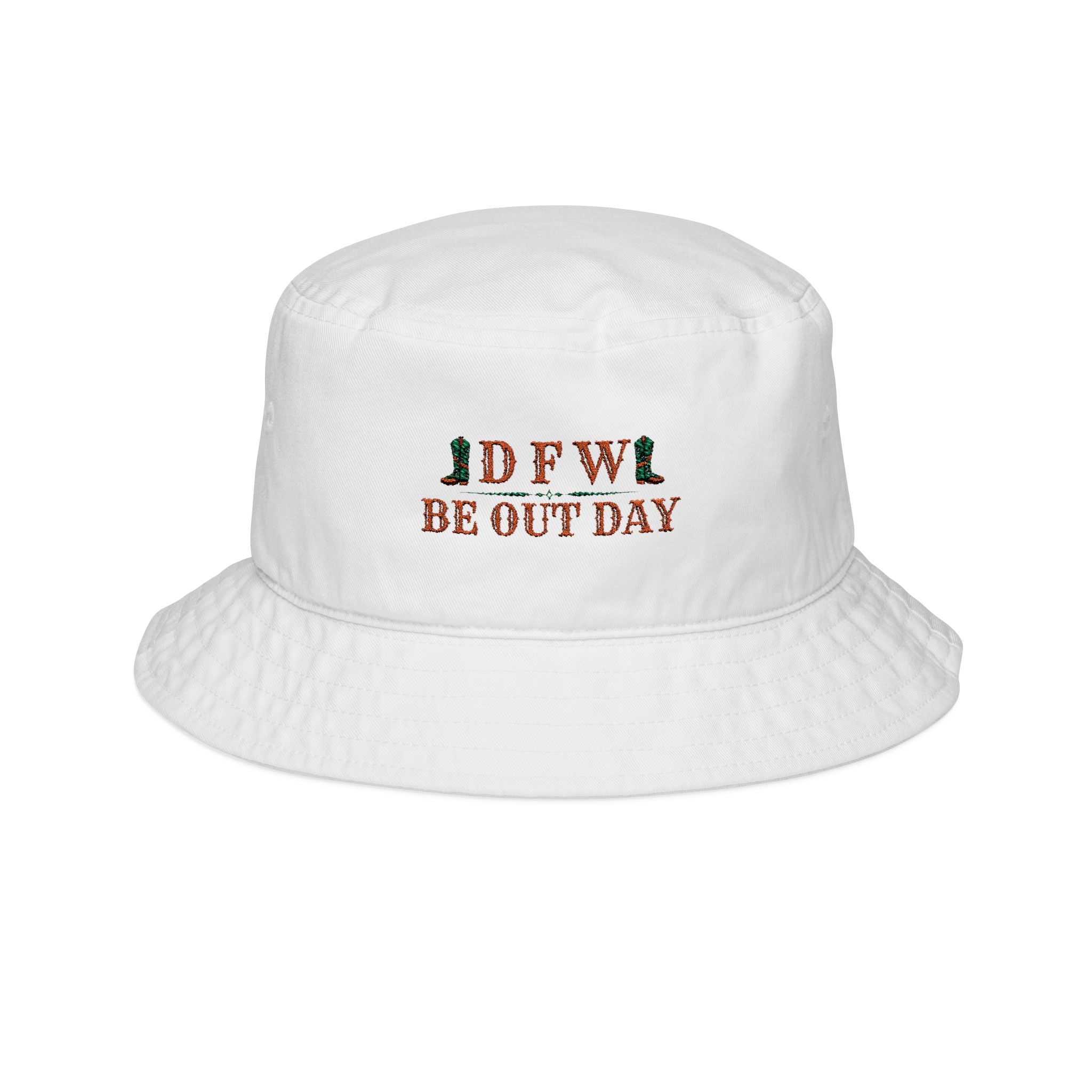 DFW Be Out Day Embroidered Bucket Hat
