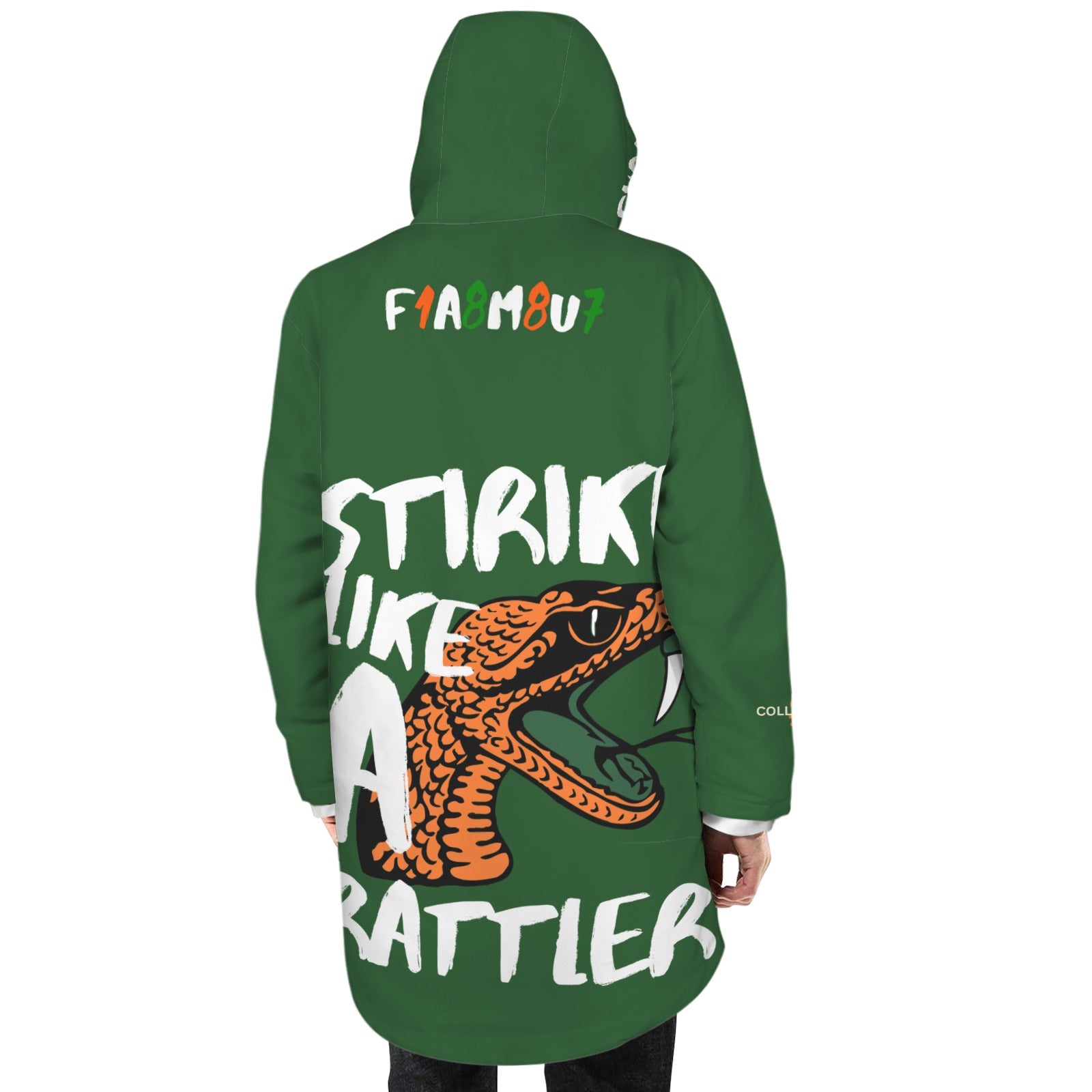 Strike Like A Rattler Mid-Length Hooded Coat