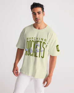 CENTRAL MOVEMENT ROCKETS Men's All-Over Print Premium Heavyweight Tee