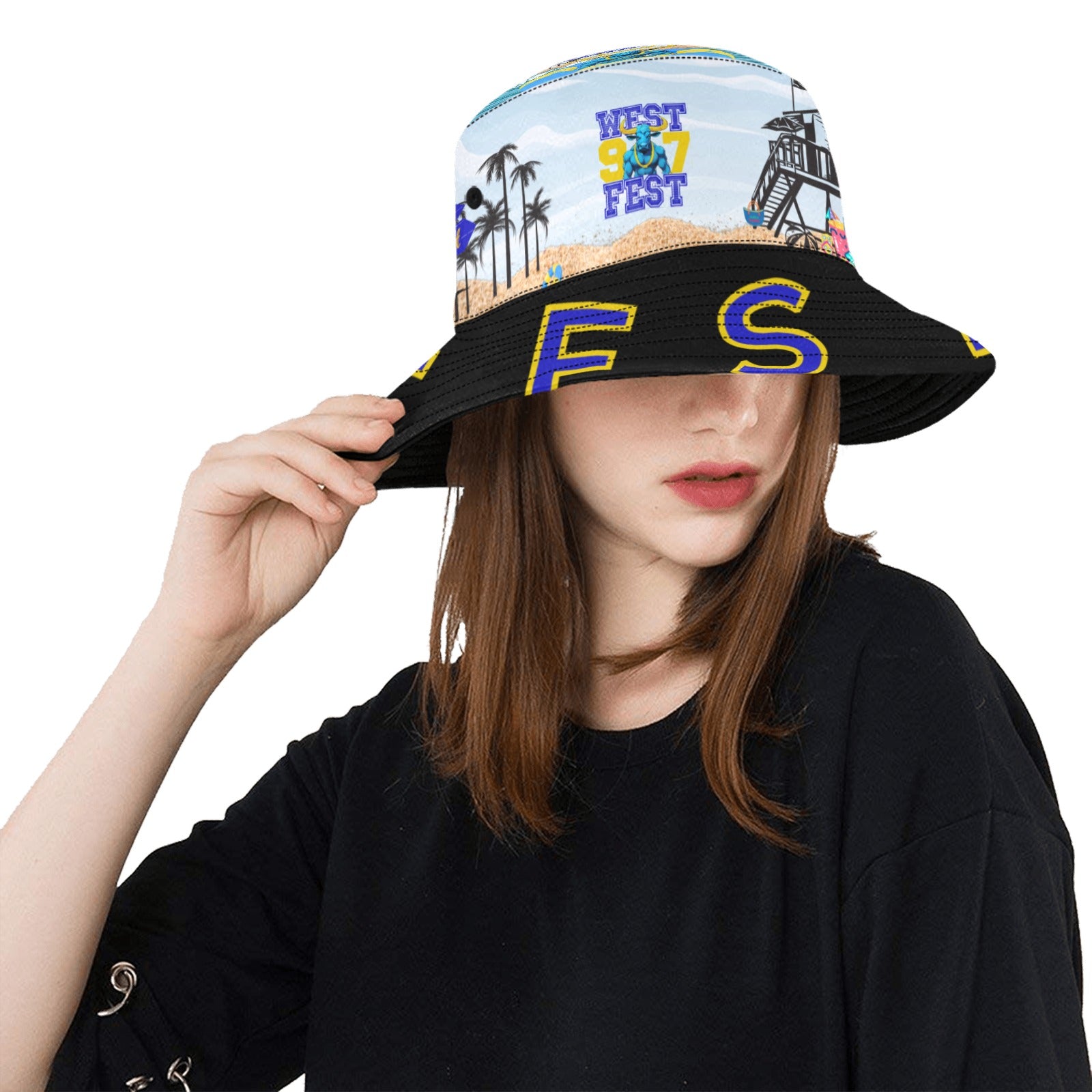 WEST FEST Unisex Summer Bucket Hat