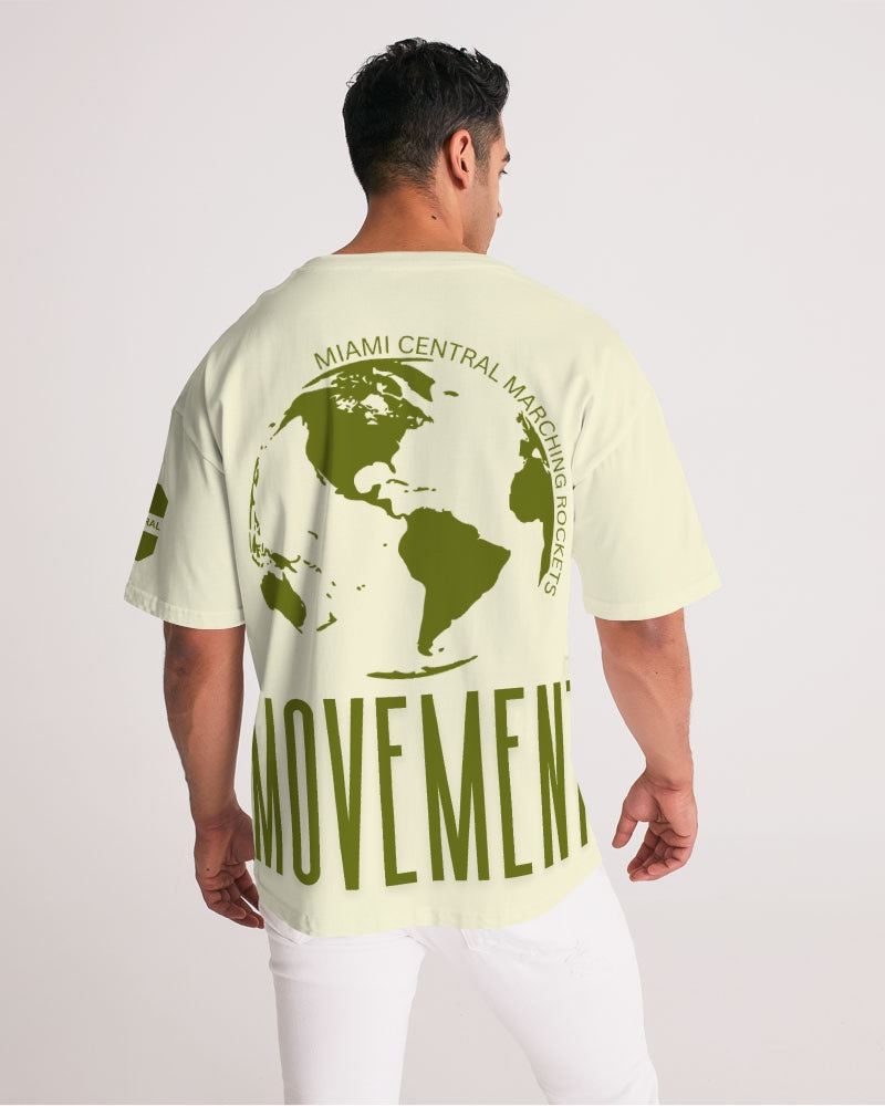 CENTRAL MOVEMENT ROCKETS Men's All-Over Print Premium Heavyweight Tee