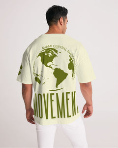 CENTRAL MOVEMENT ROCKETS Men's All-Over Print Premium Heavyweight Tee