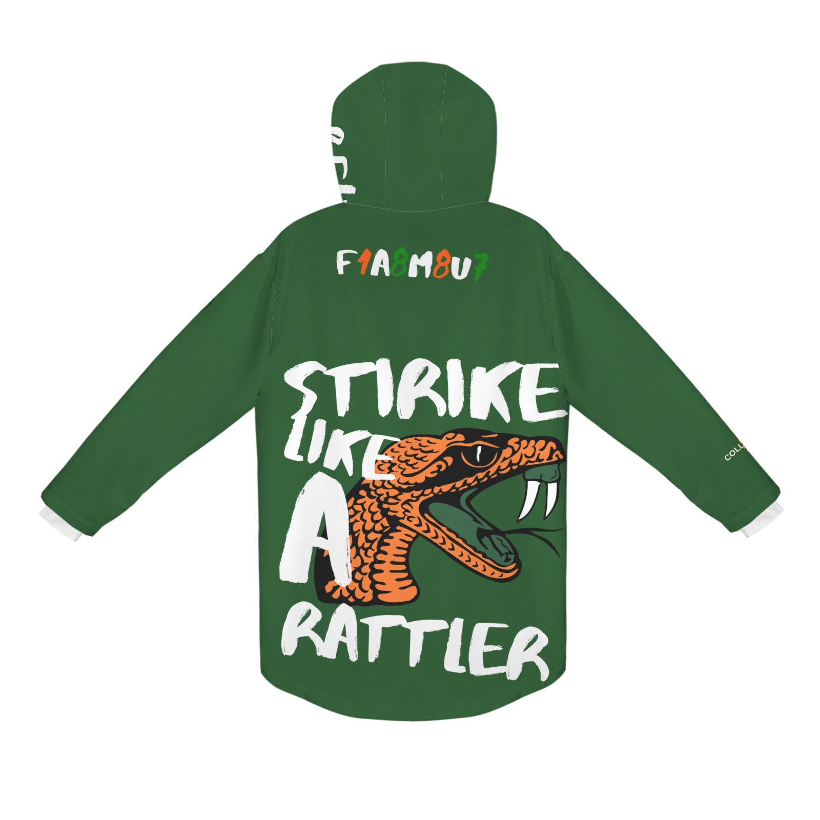 Strike Like A Rattler Mid-Length Hooded Coat