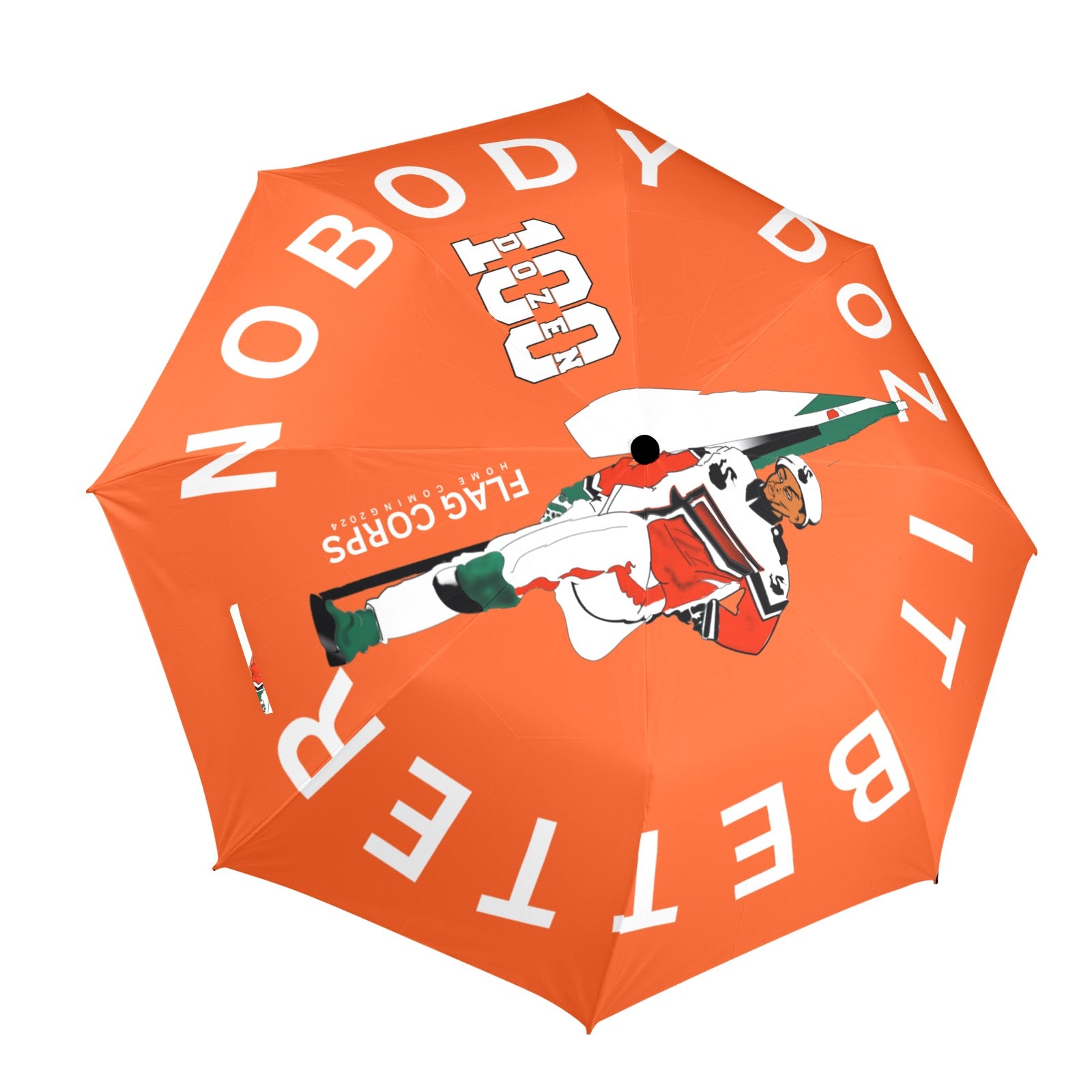 DOZ Business Semi-Automatic Foldable Umbrella