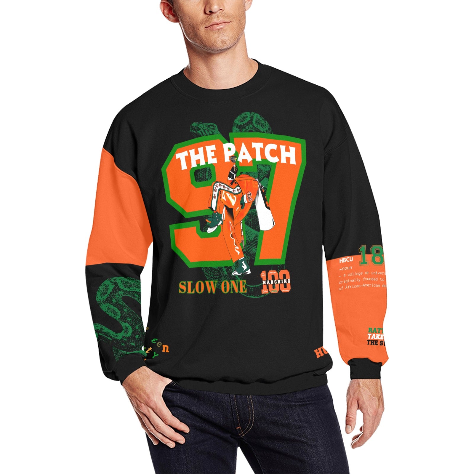 The Patch Black Crewneck Sweatshirt