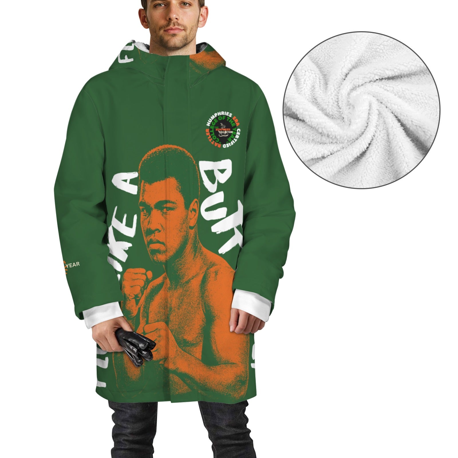 Strike Like A Rattler Mid-Length Hooded Coat