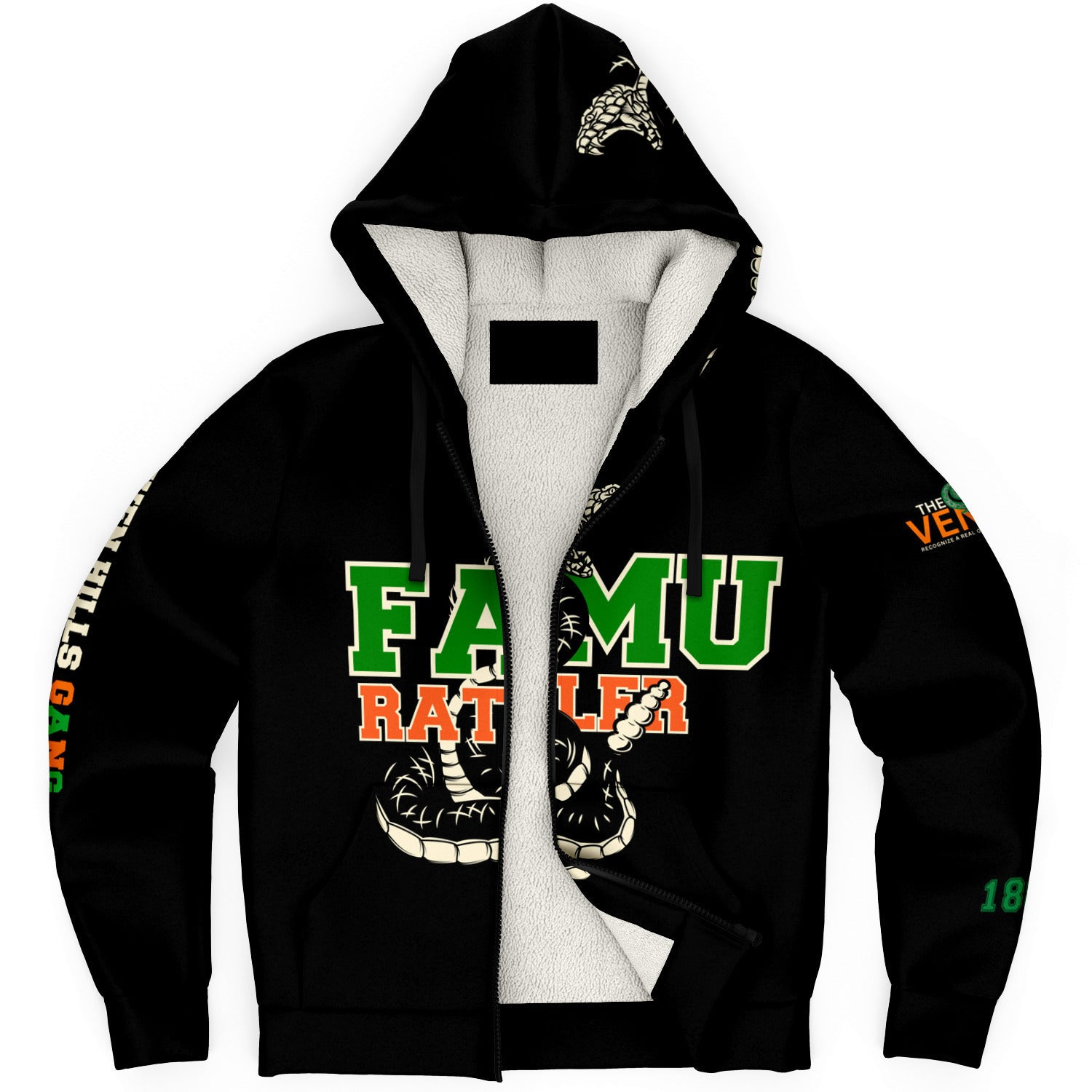 The Nation of Rattlers Microfleece Zip Hoodie