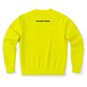 Unapologetically Fresh - Canary Yellow Blue Sweatshirt