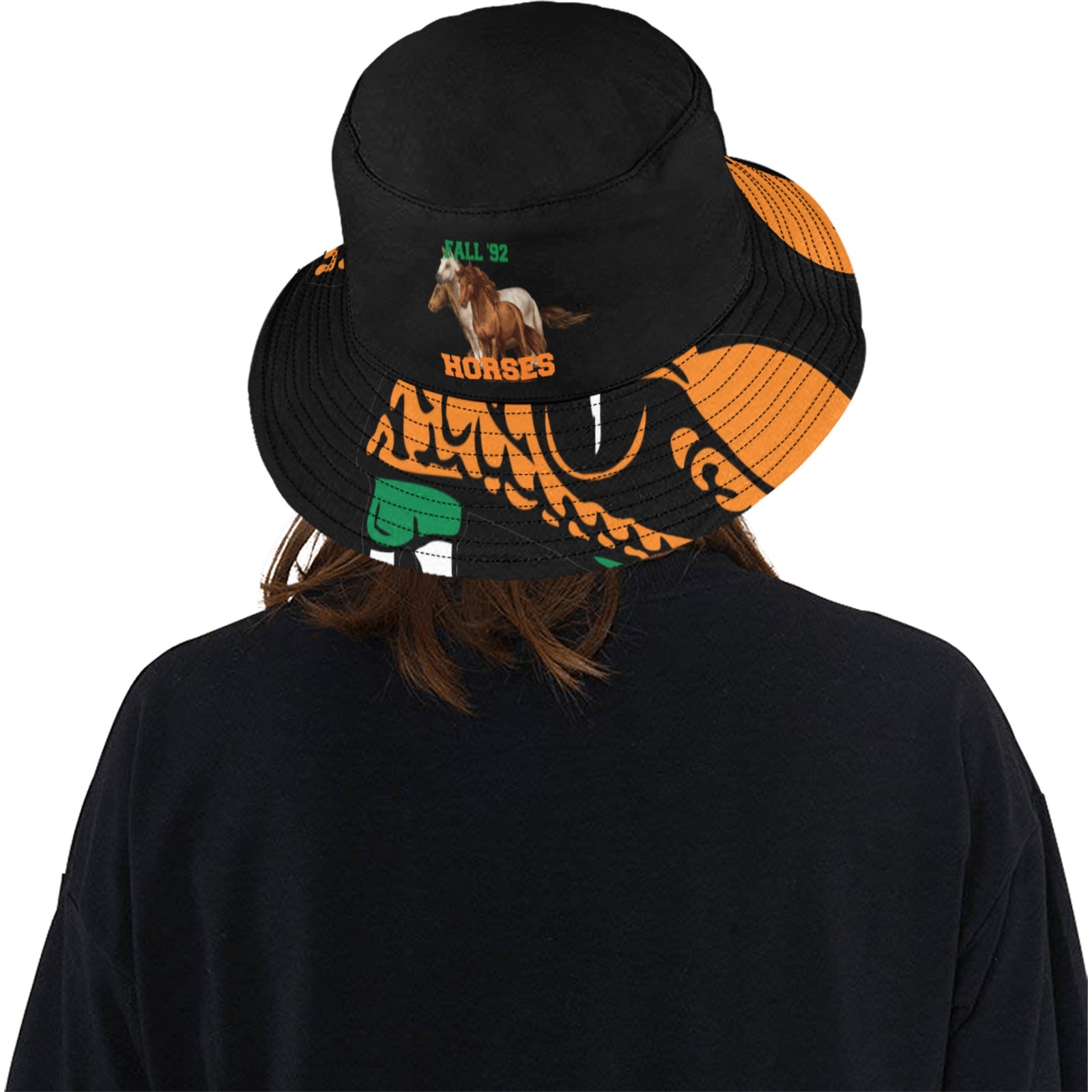 Gerald Gray M100 Bucket Black Unisex Summer Bucket Hat