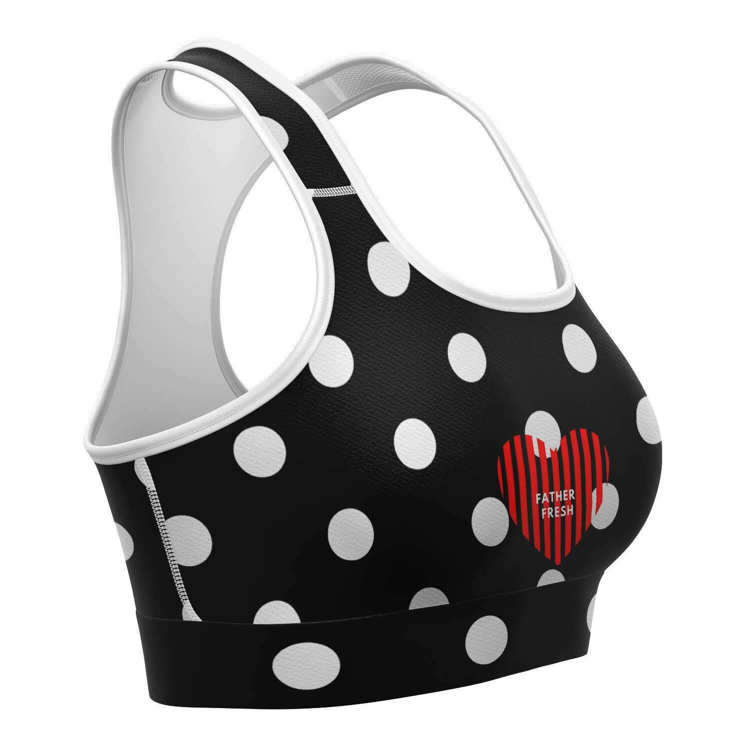 Polka Polka Love - Sports Bra