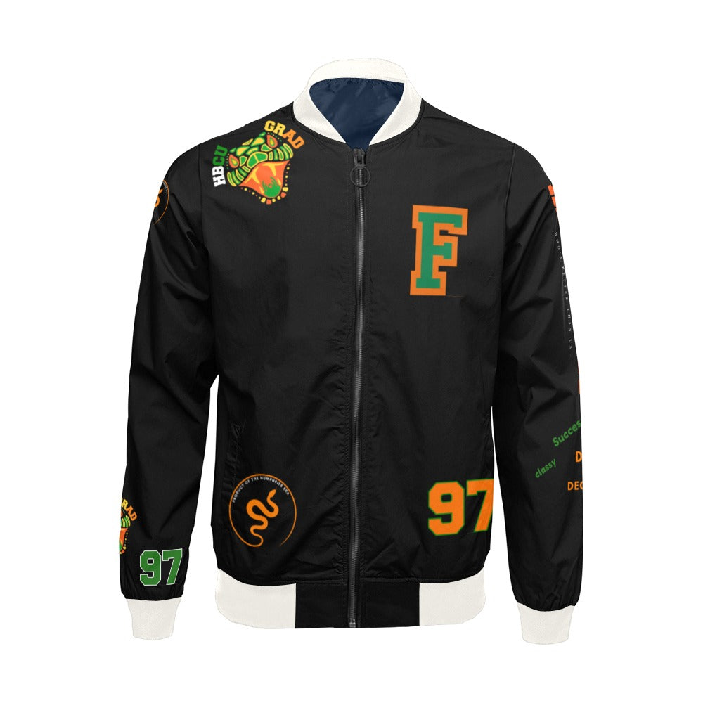 Class of 97 All Over Print Bomber Jacket for Men
