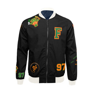 Class of 97 All Over Print Bomber Jacket for Men