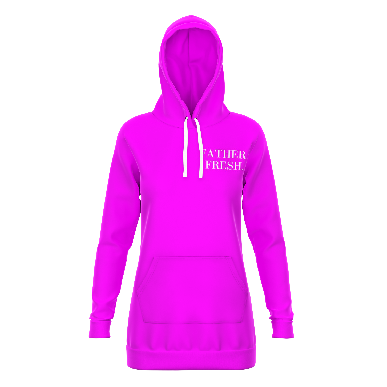 FF Cotton Candy Women's Long Body Hoodie