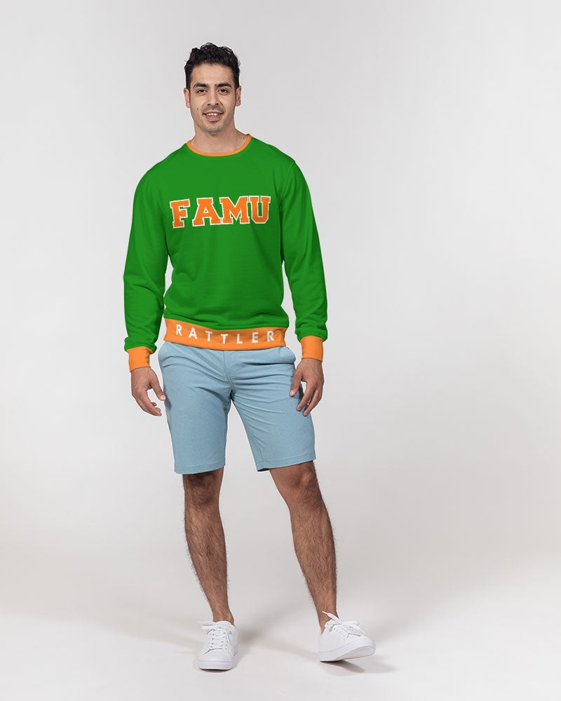 FAMU Rattler Men's Classic French Terry Crewneck Pullover