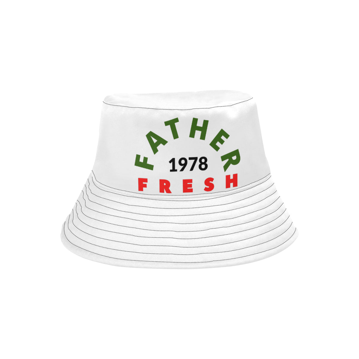 1978 White/Green/Red Bucket Hat