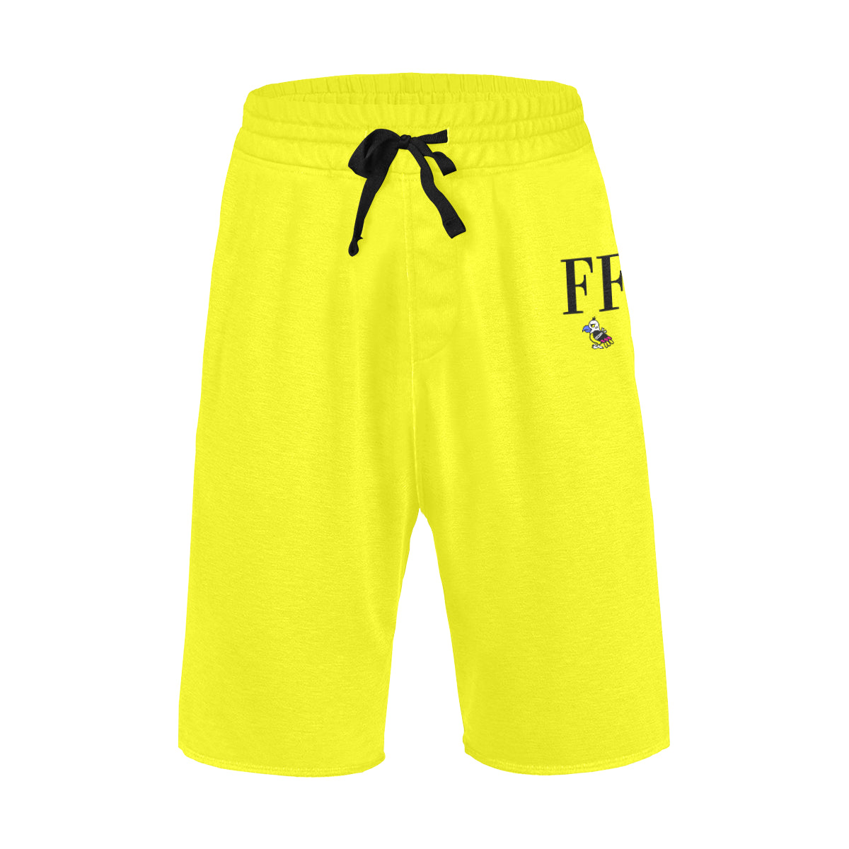 Canary Yellow Casual Shorts