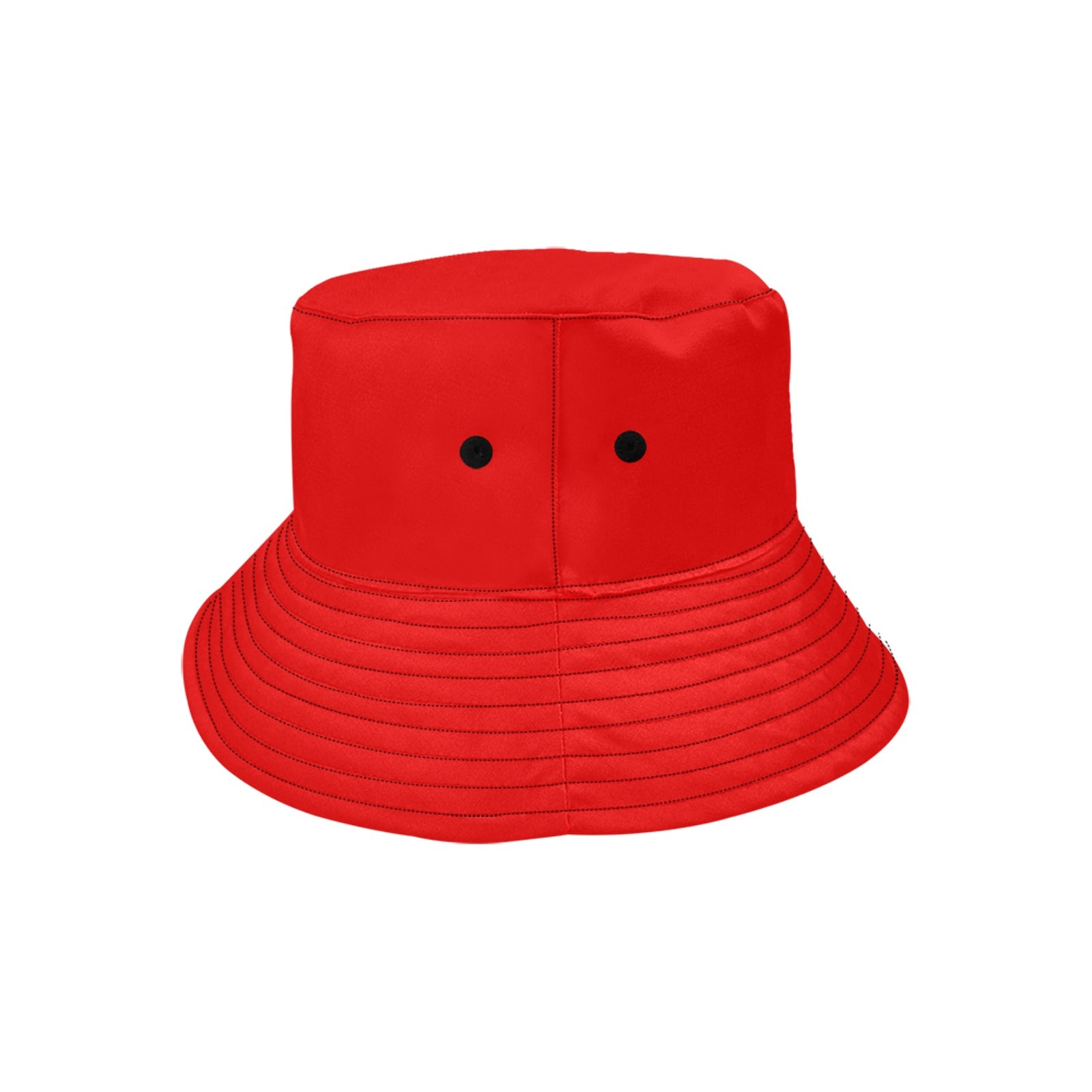 Where The Wild Things Grow Red Bucket Hat