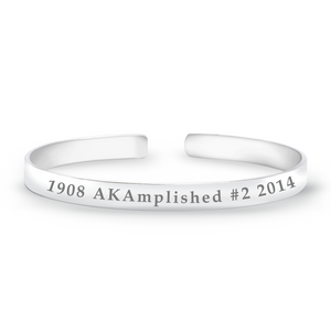 AKAmplished Anniversary 925 Sterling Silver Bracelet