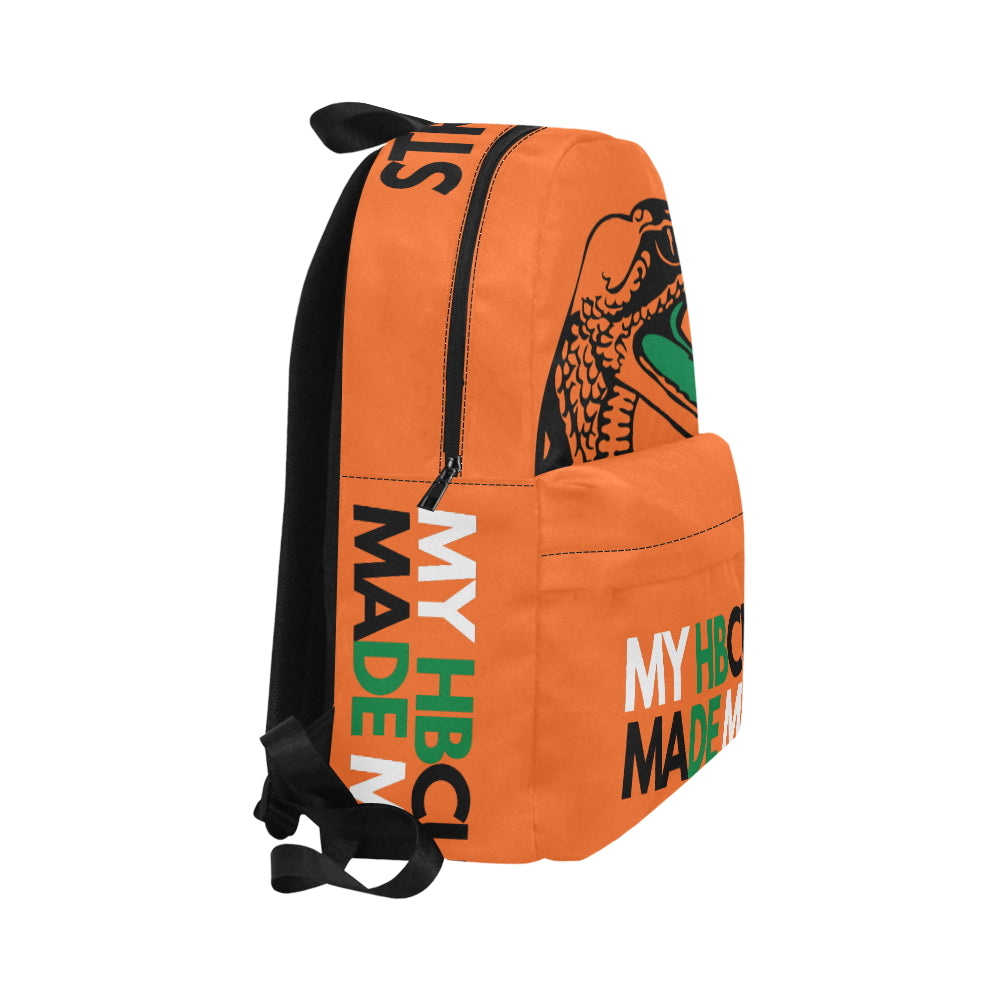 MY HBCU MADE ME Backpack Orange