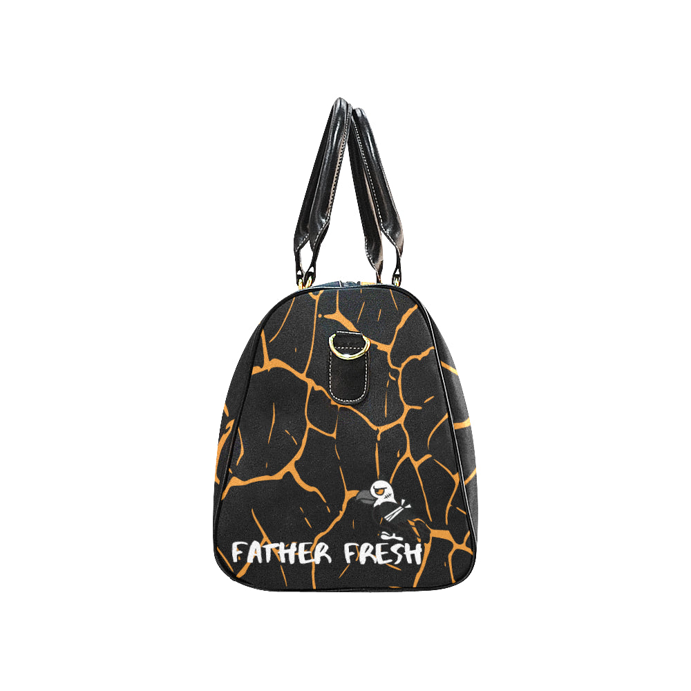 FATHER FRESH Giraffe Print Waterproof Large Travel Bag