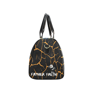 FATHER FRESH Giraffe Print Waterproof Large Travel Bag