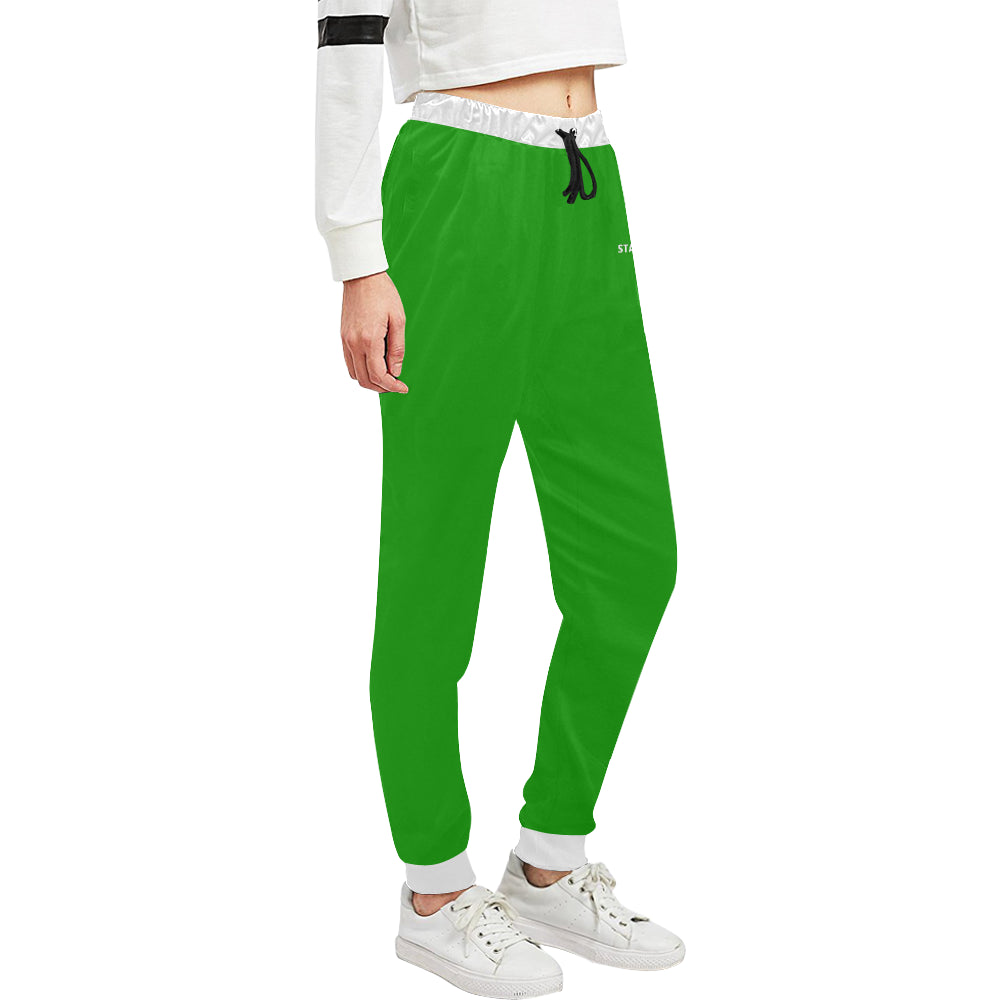 Apple Green Sweats Women's All Over Print Sweatpants