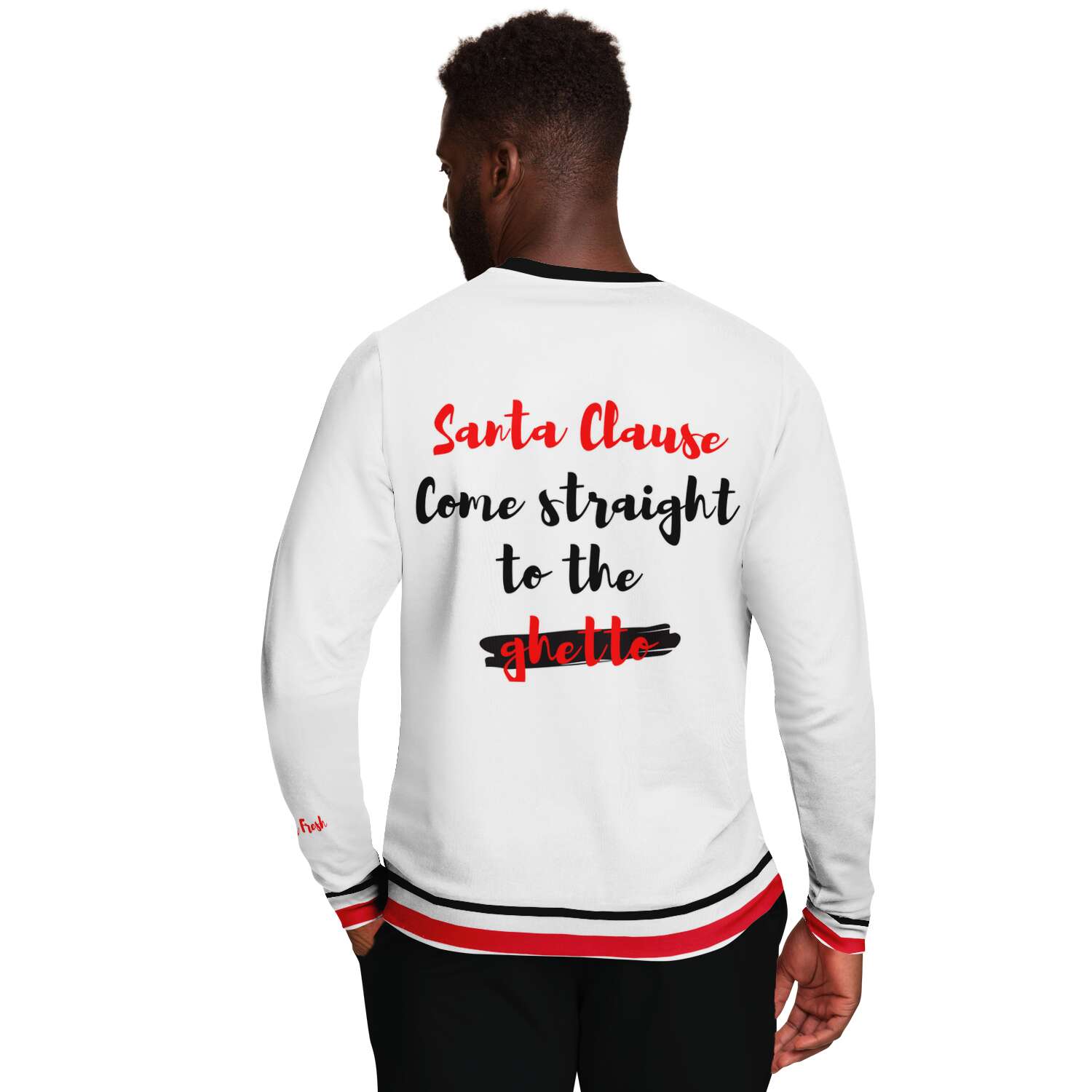 Come to the Ghetto - Christmas Sweatshirt White