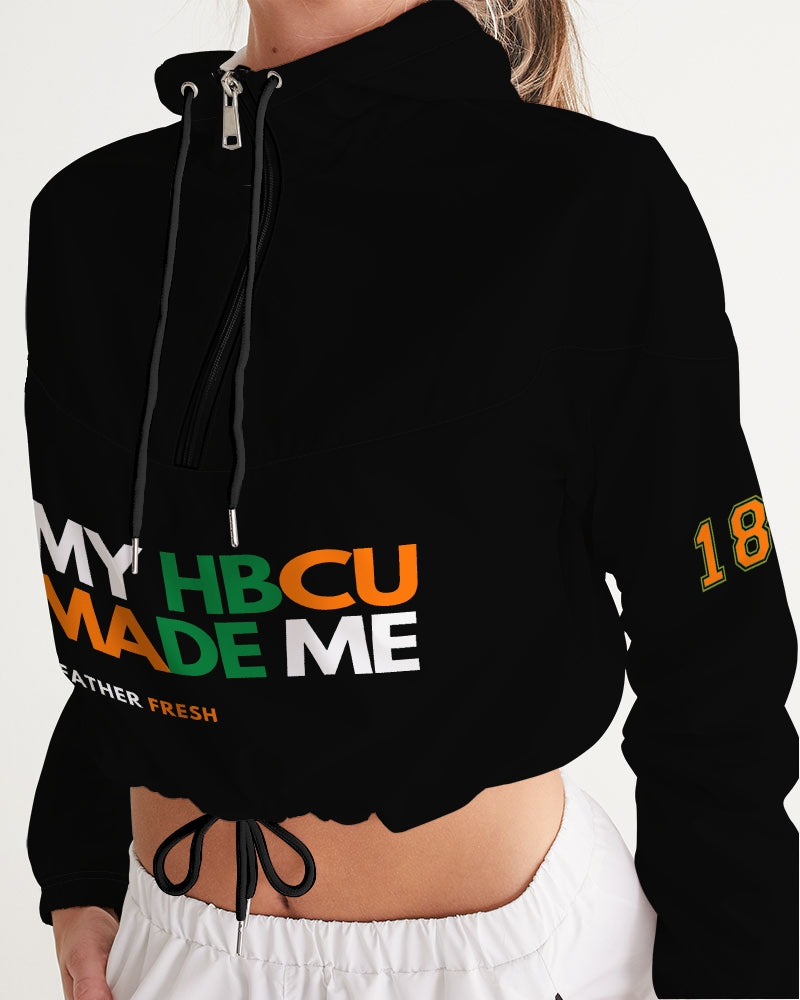 MY HBCU  Women's Cropped Windbreaker