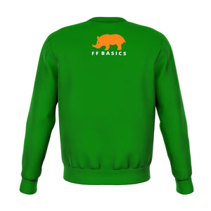 FF Basics Green/Orange Sweatshirt