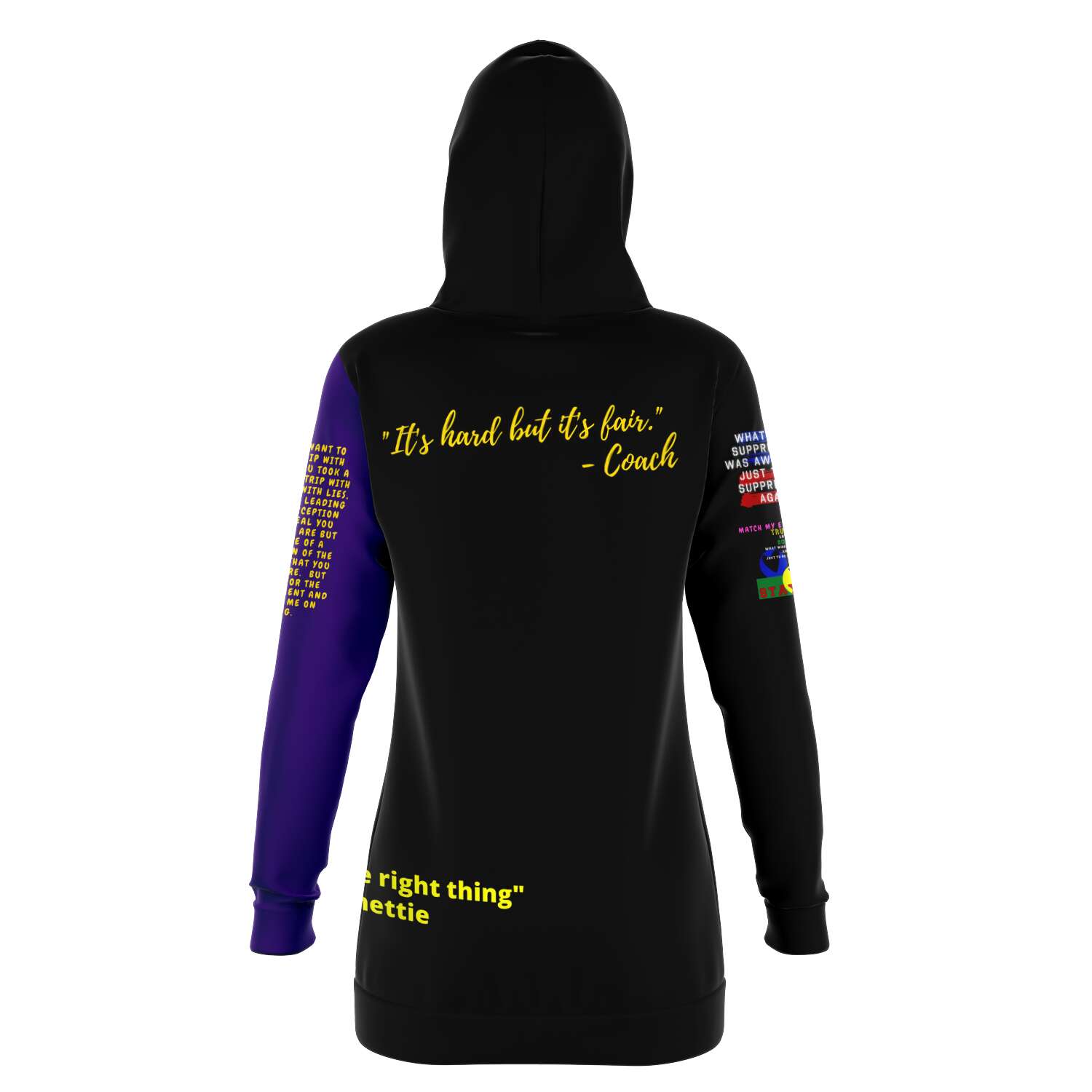 Poetry Slam Hoodie Dress - Updated