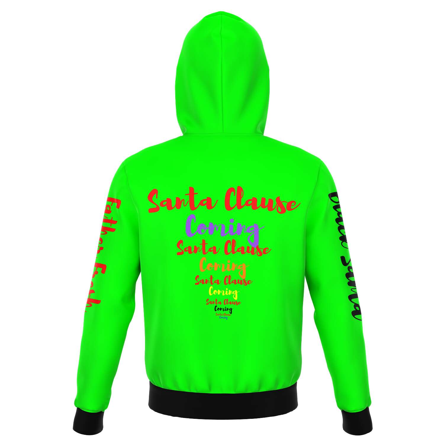 Neon Santa Hoodie