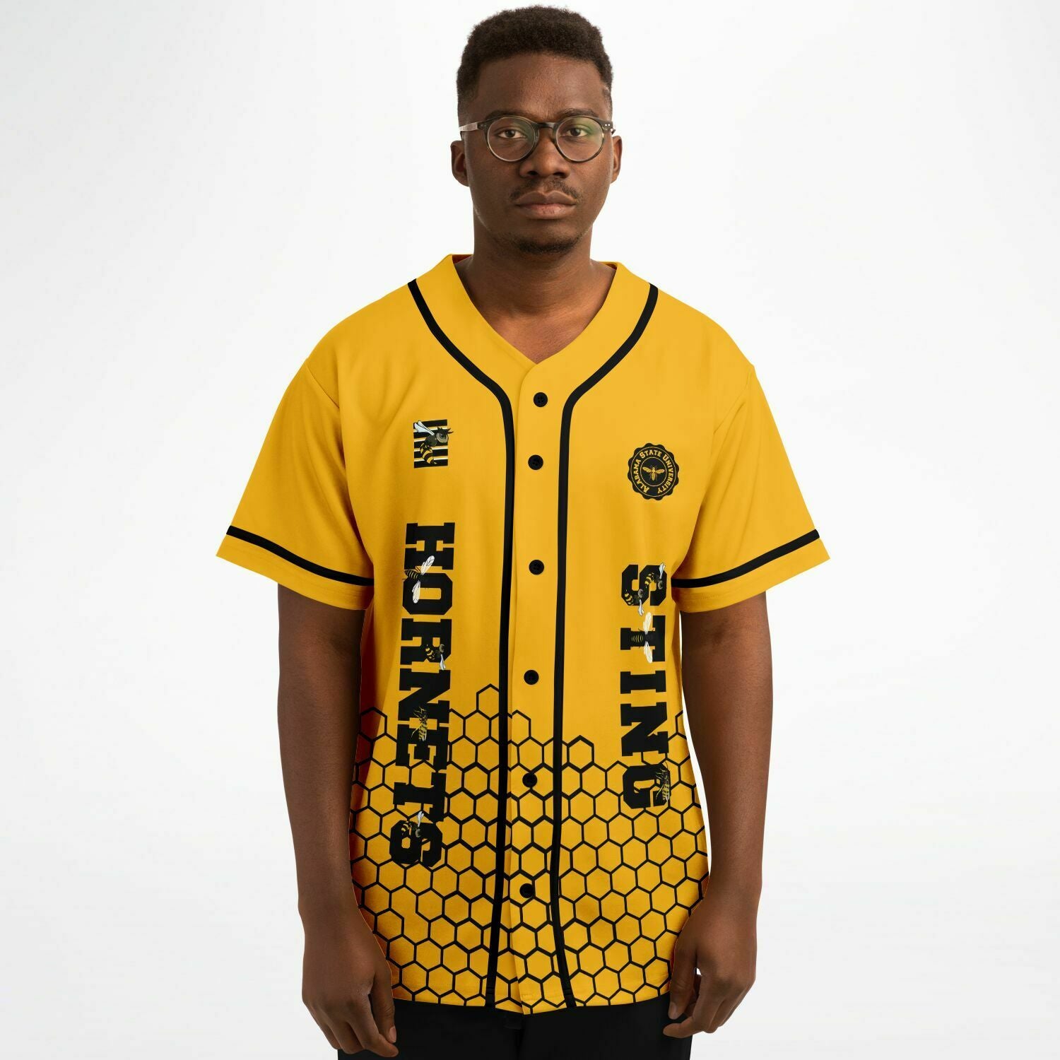 ASU Gold Hornets Baseball Jersey