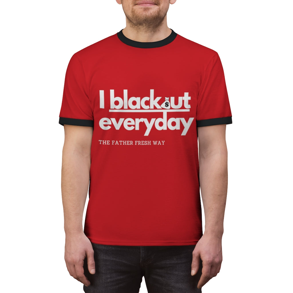 Blackout Everyday -  Ringer T-shirt