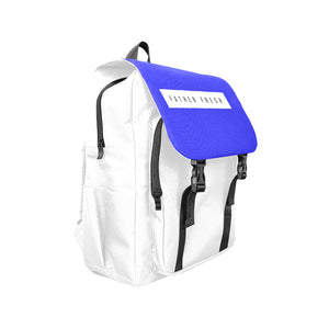 FF Minimalist White Casual Shoulders Backpack