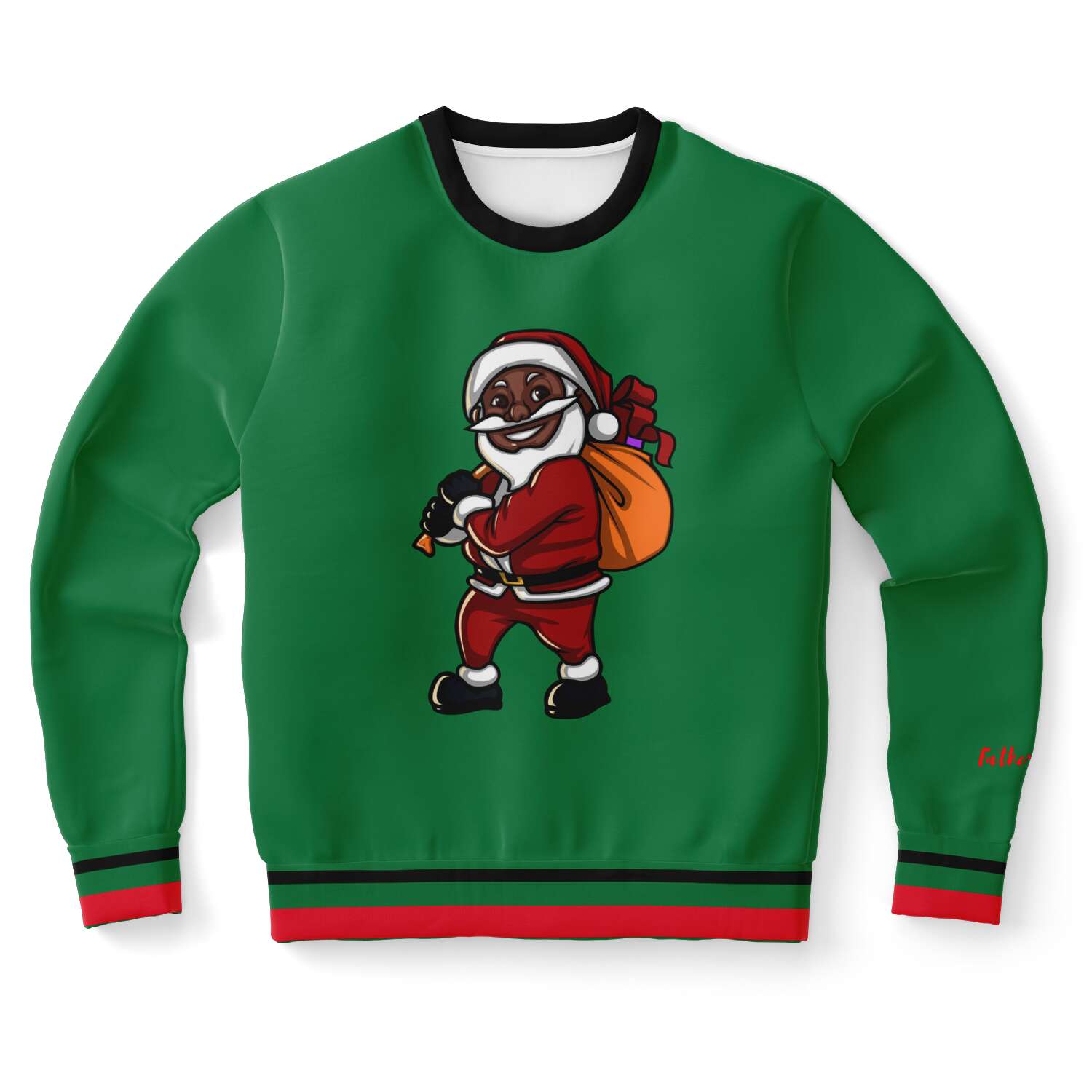 Come to the Ghetto - Christmas Sweatshirt Green