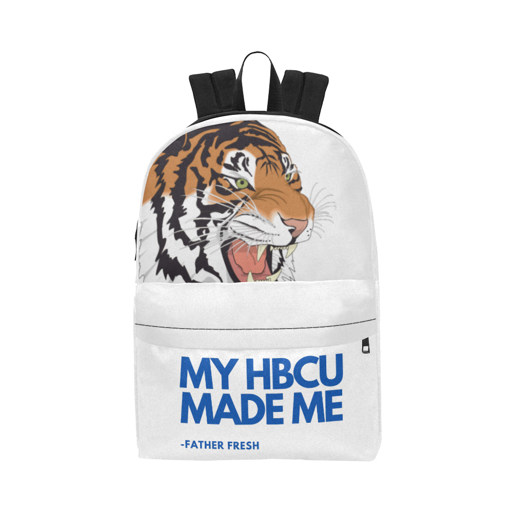 Tigers White Unisex Classic Backpack