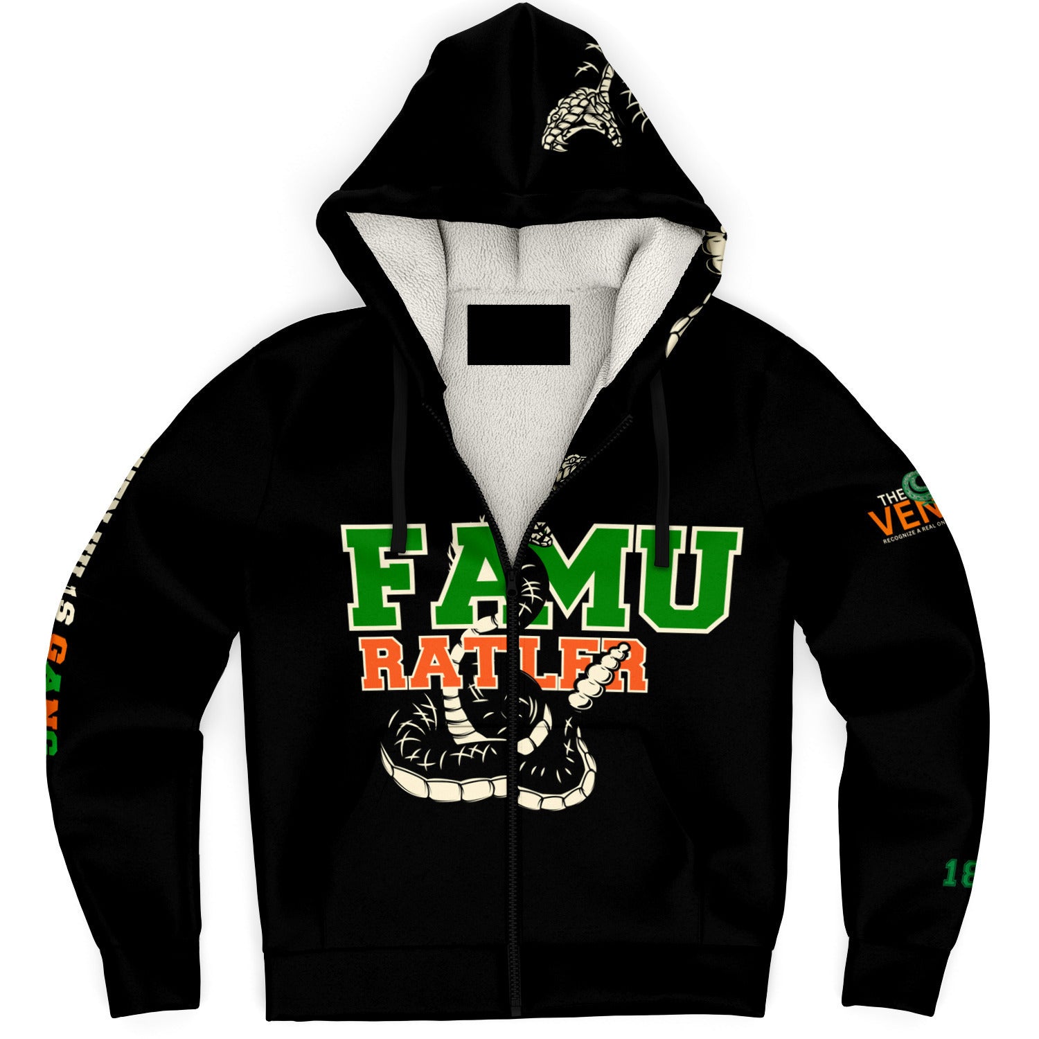 The Nation of Rattlers Microfleece Zip Hoodie