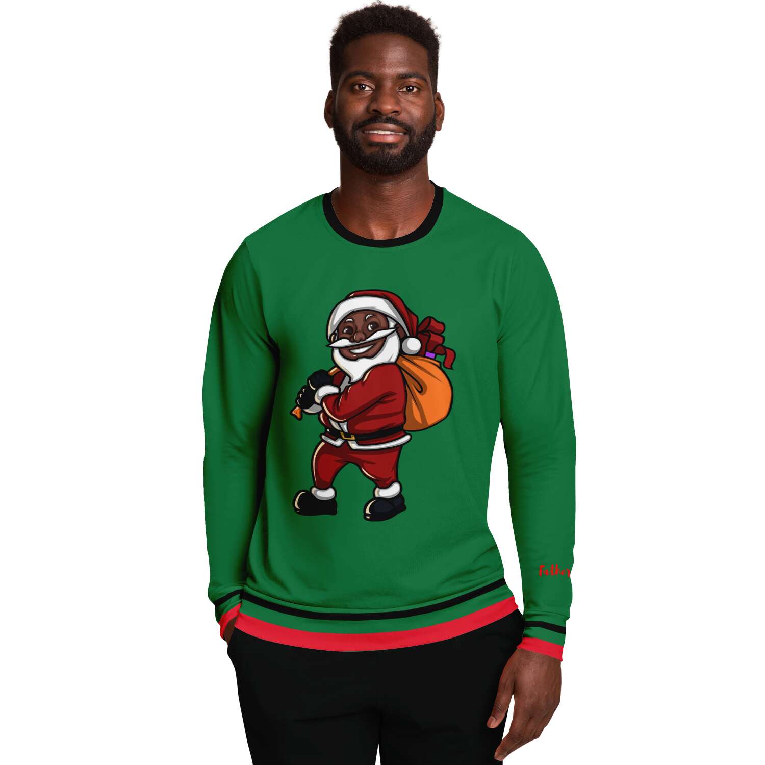 Come to the Ghetto - Christmas Sweatshirt Green