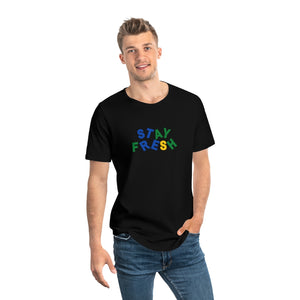 Stay Fresh Men's Jersey Curved Hem Tee
