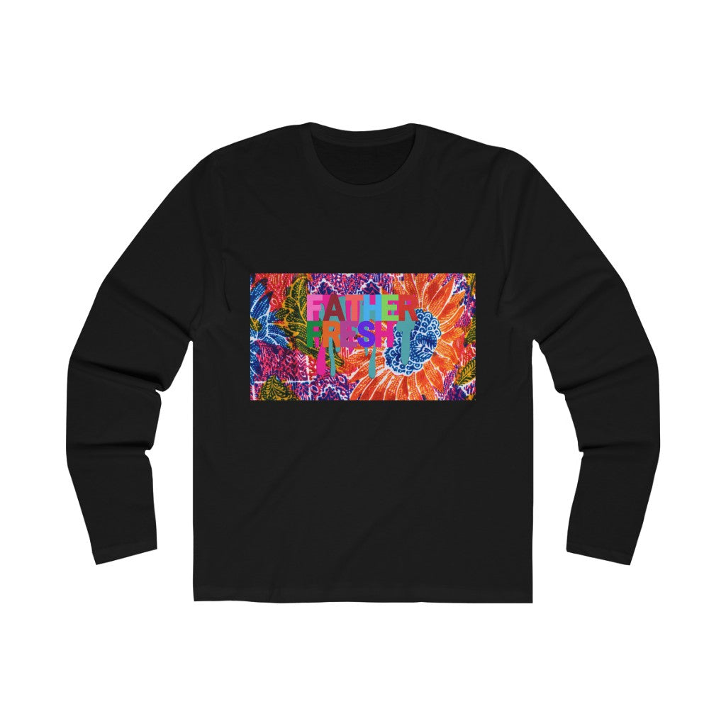 FLOWER ART - Men's Long Sleeve Crew Tee