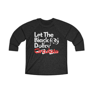 Black Dollar - Unisex Tri-Blend 3/4 Raglan Tee