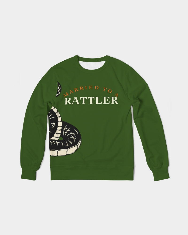 Married to a Rattler Classic French Terry Crewneck Pullover